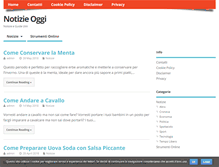 Tablet Screenshot of notizieoggi.net